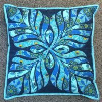 Feathered Applique Cushion Pattern 