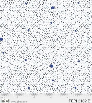PEPI3162B Blue Dots on White