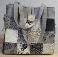 Shades of Grey Bag Pattern designed by Juberry Fabrics