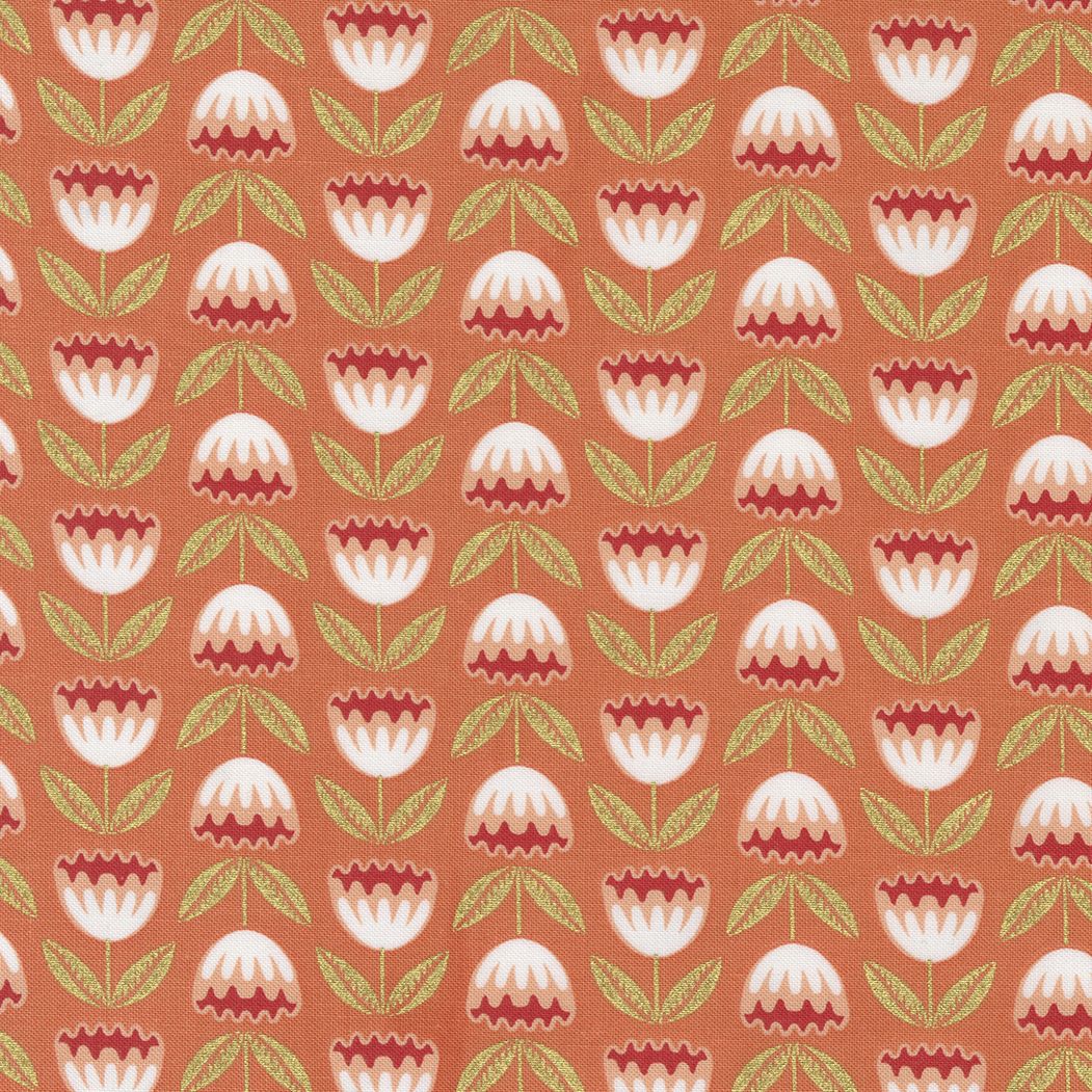 48362 36M Meadowmere Terracotta by Gingiber for Moda