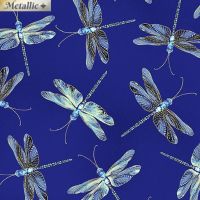 9752M-50 Moonlight Dragonflies Royal