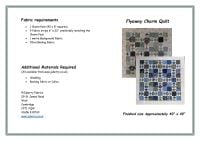 Flyaway Charm Quilt Pattern Only FCQ1