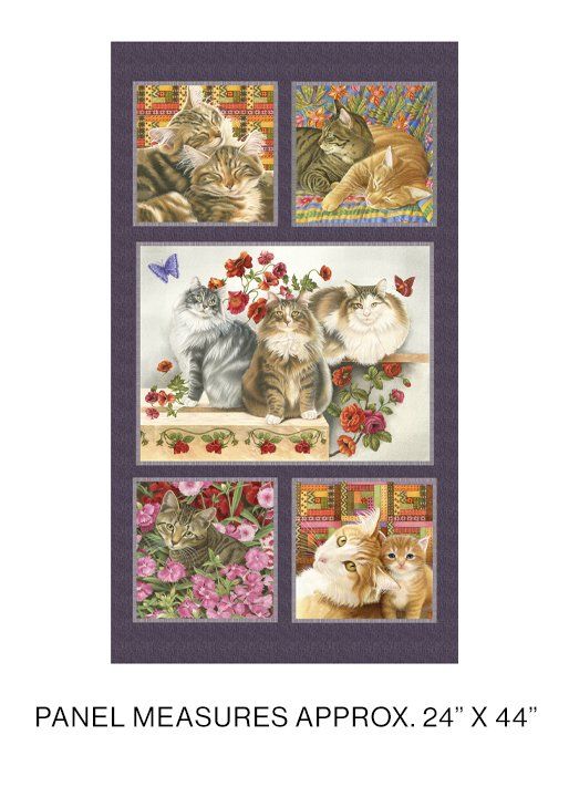 Cats N Quilts 10460 99 Panel
