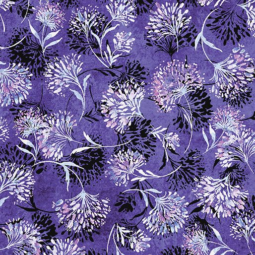 12510P-66 Enchanted Dandelions Purple