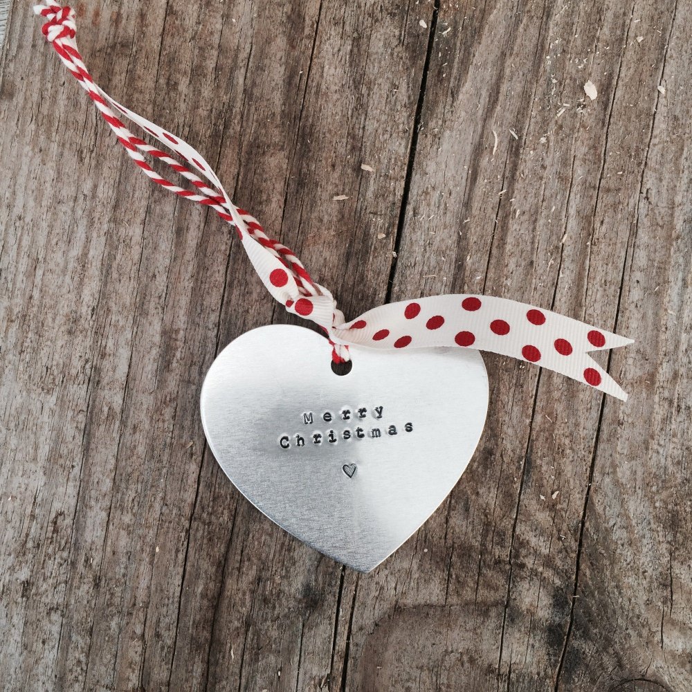 Personalised Heart Christmas Decoration 