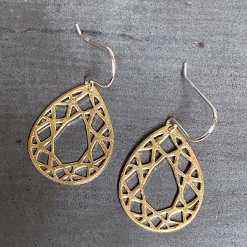 Teardrop Hook Earrings 