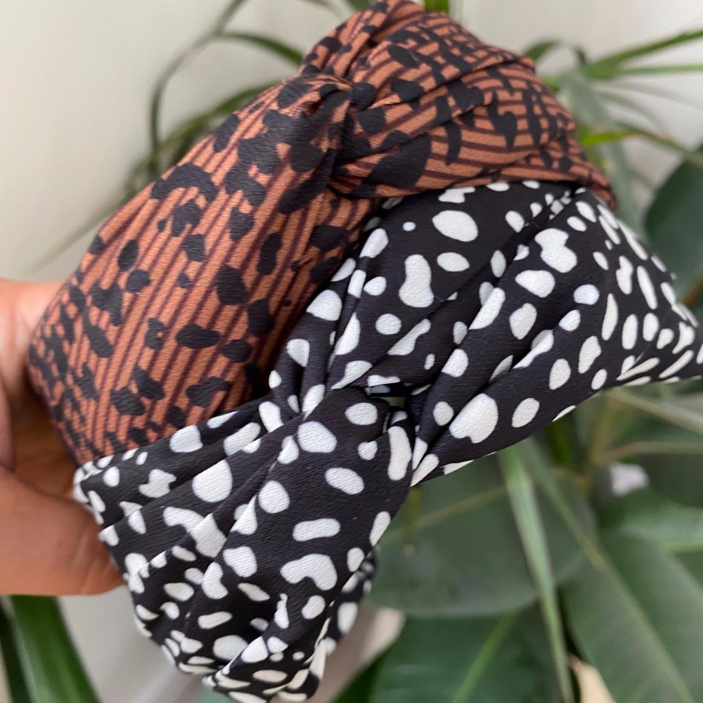 Pattern Knot Solid Hairband