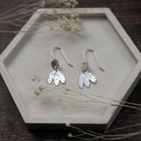 Tiered Flower Dangly Earrings