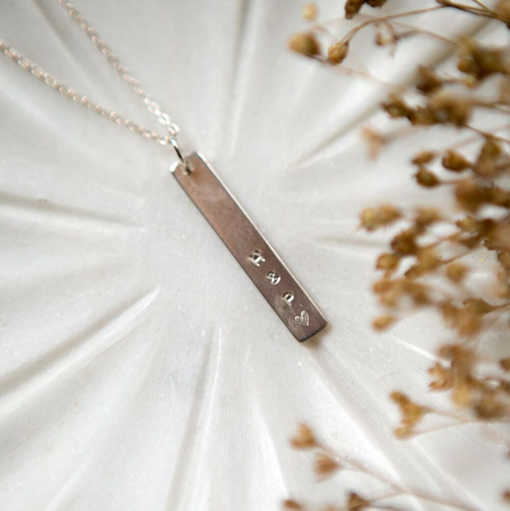 Personalised Bar Necklaces