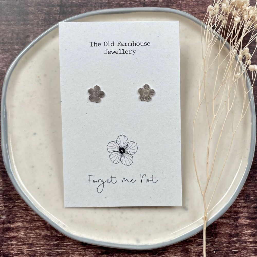 Forget Me Not Stud Earrings