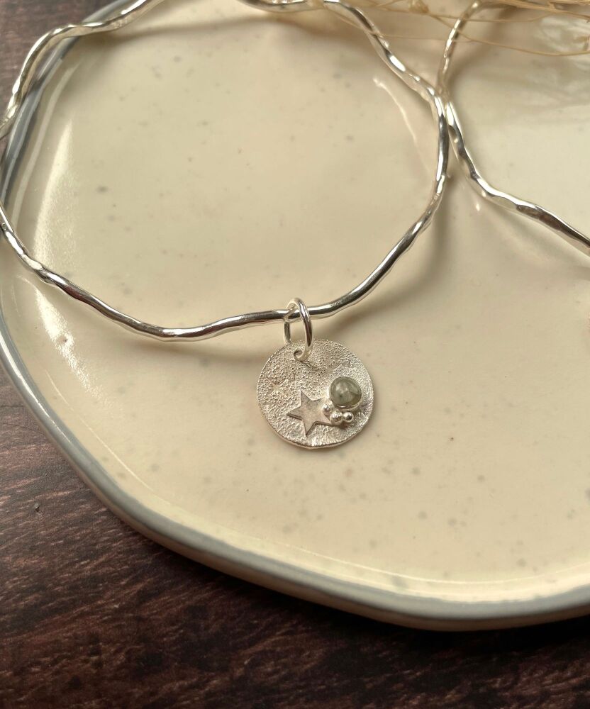 Semi Precious Twilight Bangle