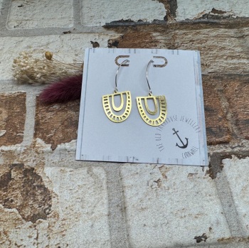 Large Brass D Shape
