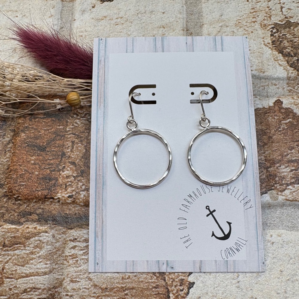 Circle Wire Shapes on Earring Hooks