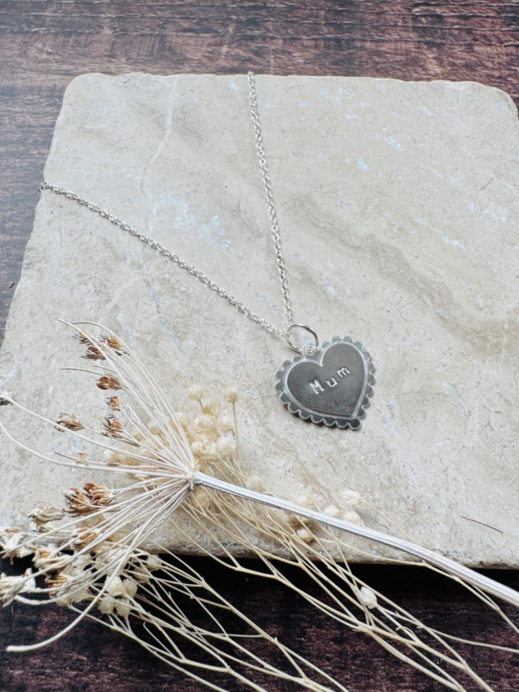 Personalised Scallop Necklace
