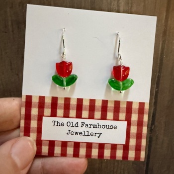 Tulip Drop Earrings