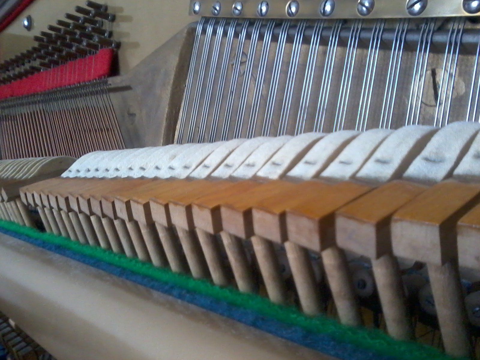 Piano Action and Hammers