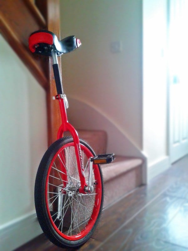 Unicycle in Hallway