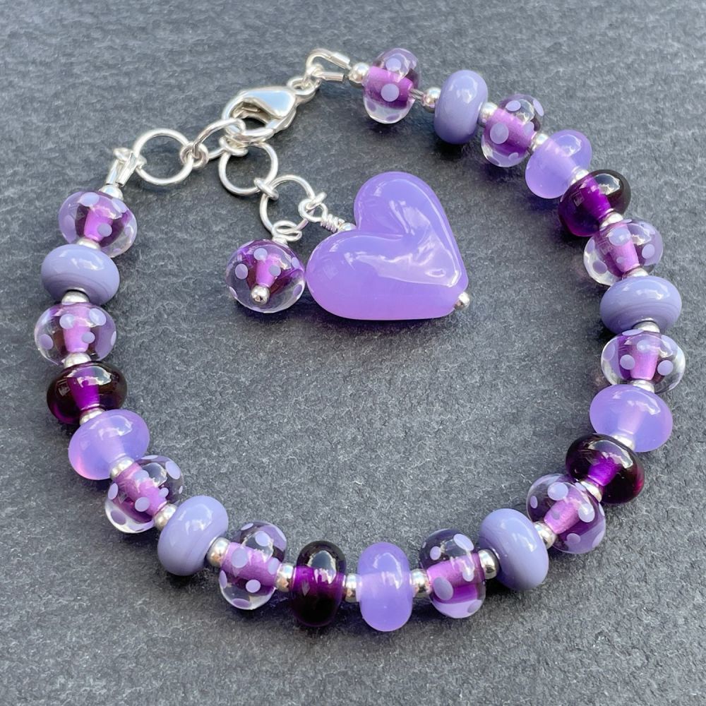 'I Love Purple' Bracelet