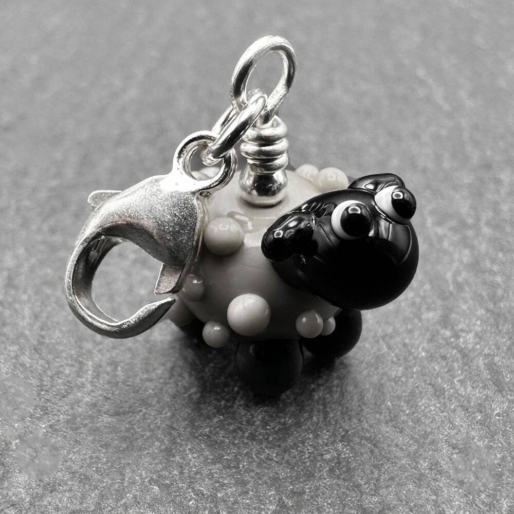 Sheep Stitch Marker - Grey