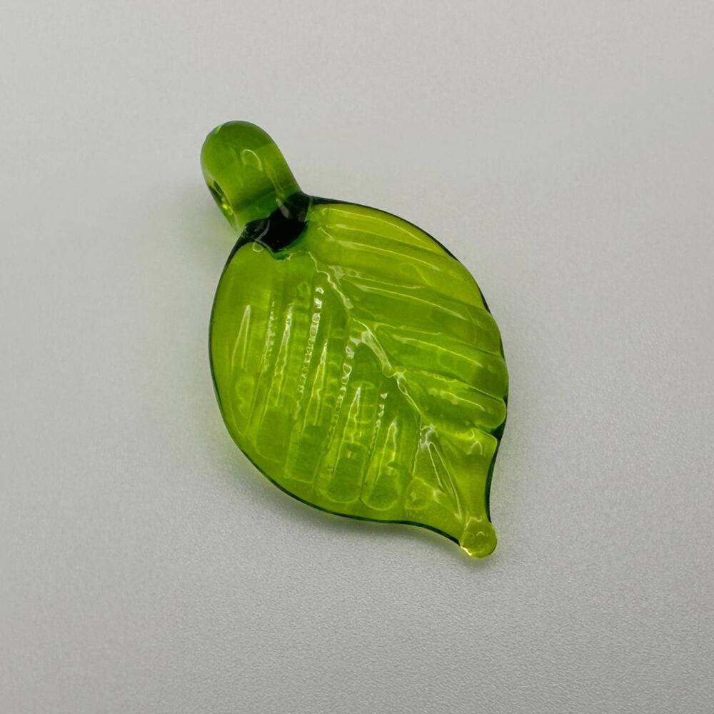 Little Leaf Bead - Grass Green