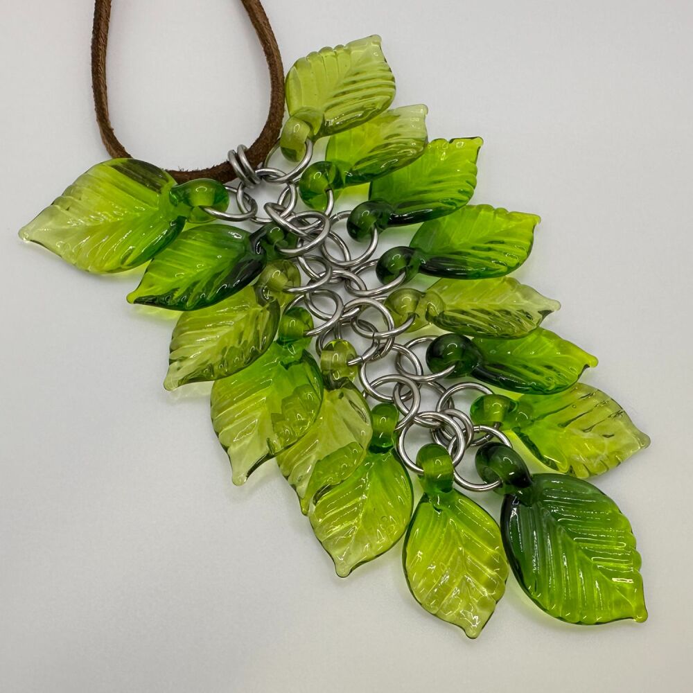 'Leafy' Shimmy Necklace