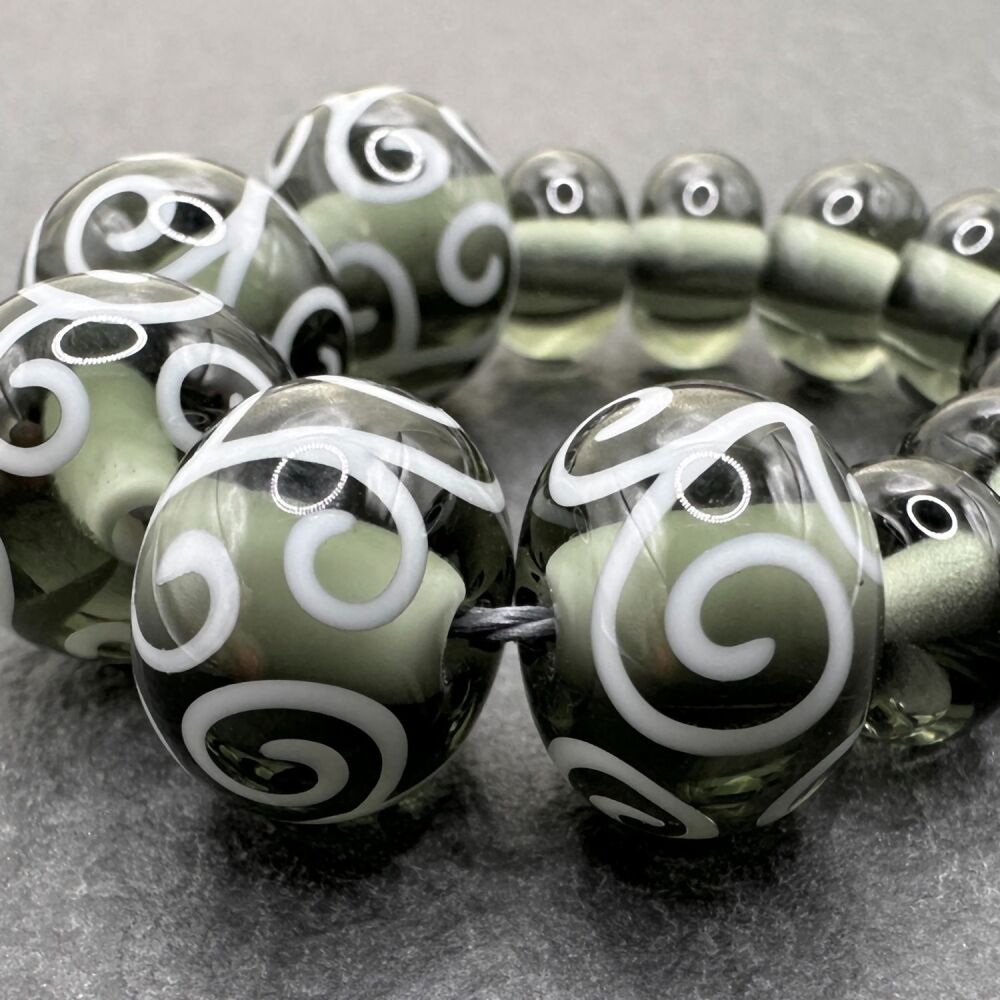 'Steel Grey' Scrolls