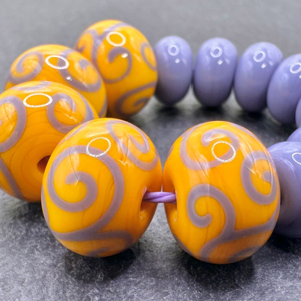 'Mango & Lavender' Scrolls