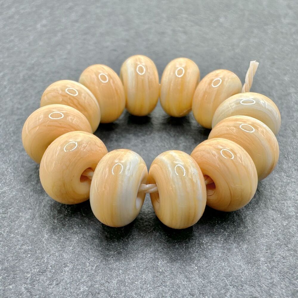 Spacer Beads - Effetre Dark Ivory 276