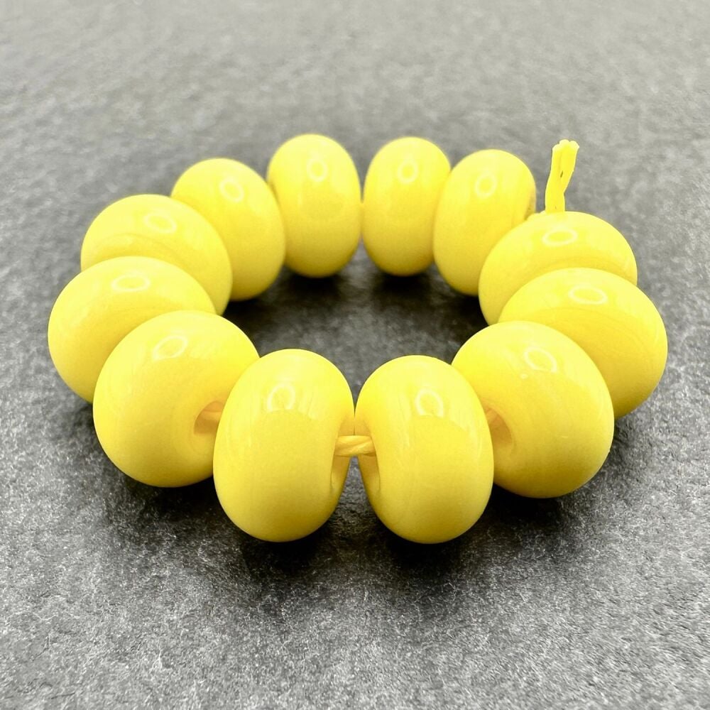 Spacer Beads - Vetrofond Banana Cream