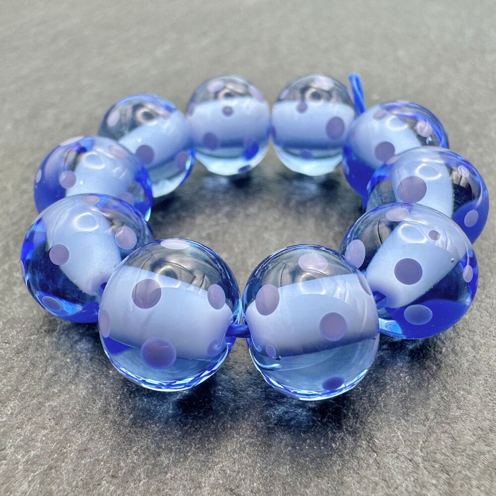 Little Spotties - Light Sapphire