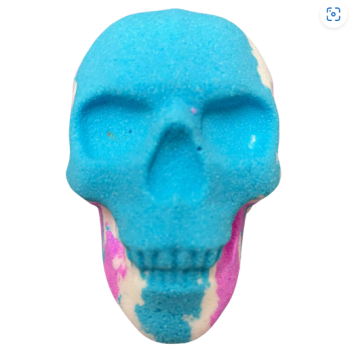 Mega Skull in Bubblegum in Blue, White and Pink