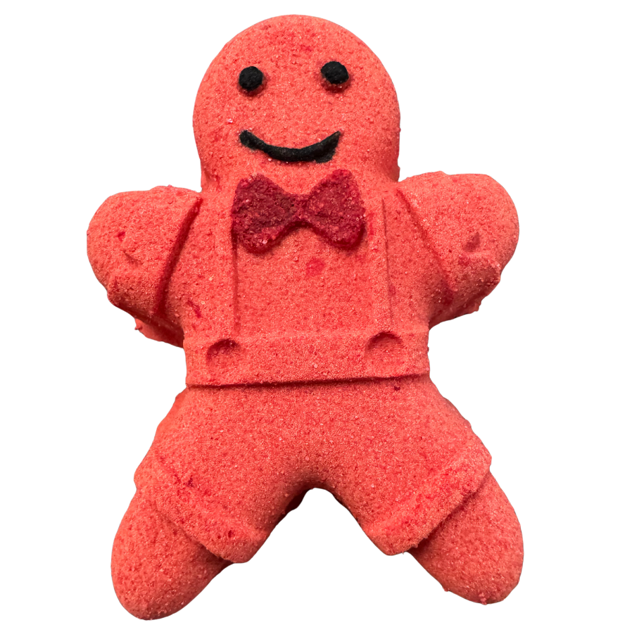 Handmade Gingerbread  Man Bath Bomb