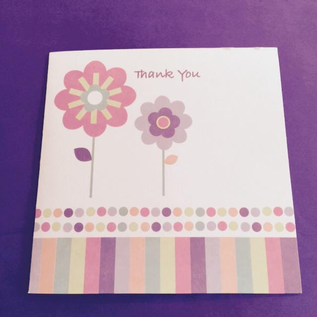 thank you card