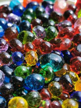 Pre-Fired Glass Balls