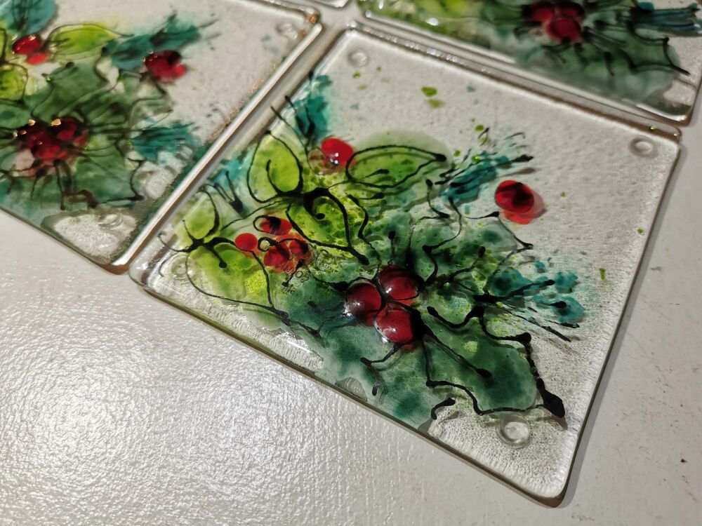 Hand Drawn Seasonal Coaster