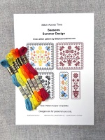 Seasons Summer Design. A â€˜Stitch Across Timeâ€™ cross stitch pattern - chart is Pattern keeper compatible - instant download pdf file