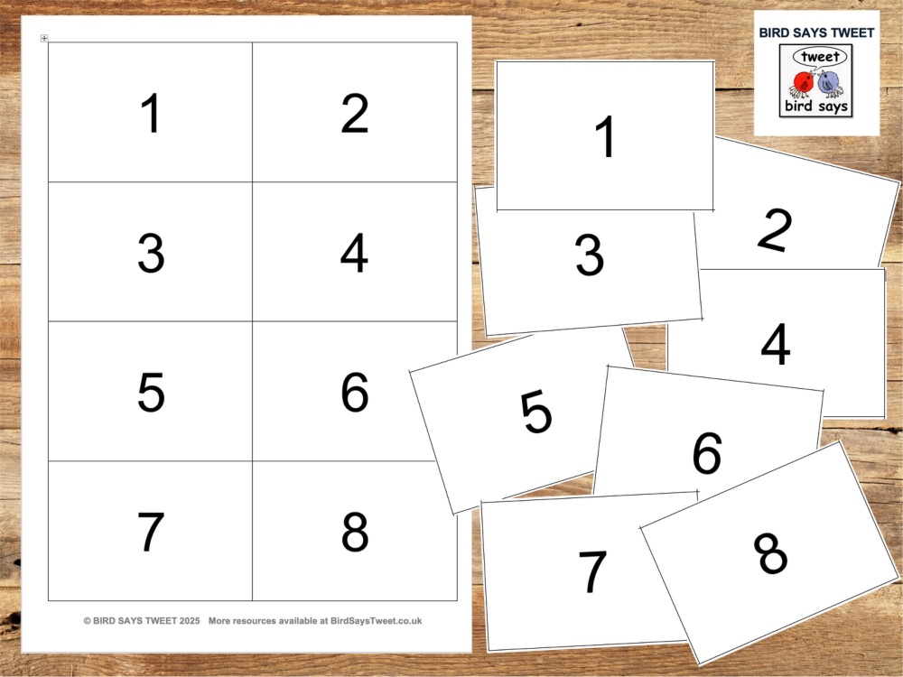 SET 1: Numbers 1 – 100  100 number flash cards – with 6 games  Includes flash cards with symbols + - x = -- PDF Digital Download