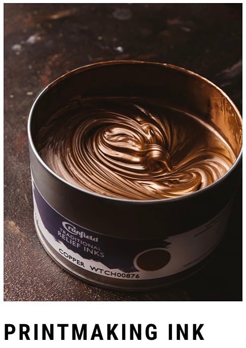 Printmaking ink for block relief and lino printing, etching, intaglio, and screen printing at Jackson's Art