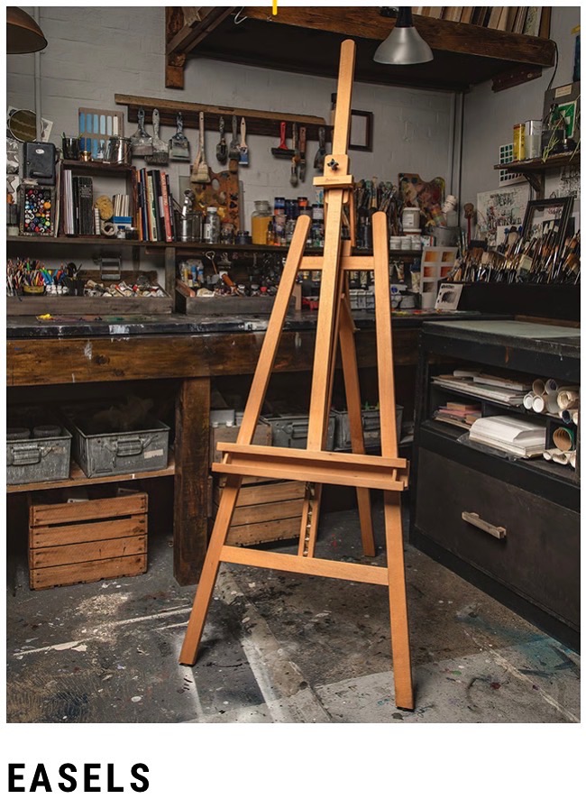 Easels at Jackson's Art resources for artists