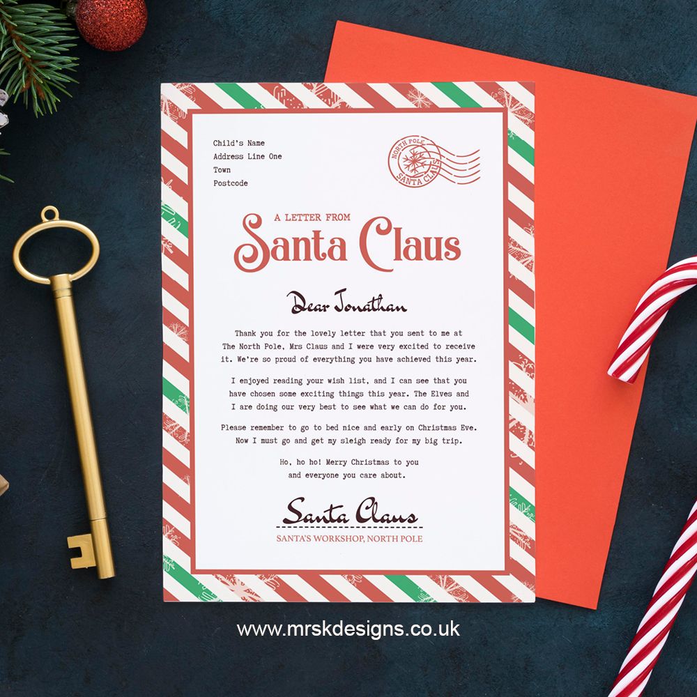 Mrs K Letter from Santa