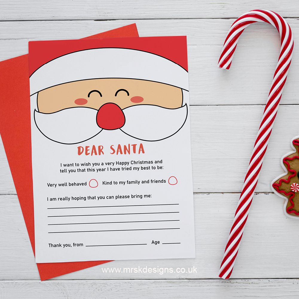 Mrs K Letter to Santa