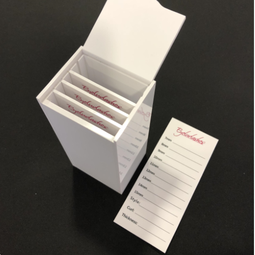 Lash Palette - Acrylic Box Lash Box containing 4 Acrylic Palettes