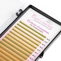 Eyebrow Extension Tray, Gold, Mix Lengths 4-8mm - SALE