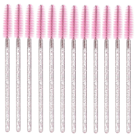 Brushes - Disposable Mascara Brushes for Eyelash Extensions NEW STYLE CRYSTAL GLITTER PINK