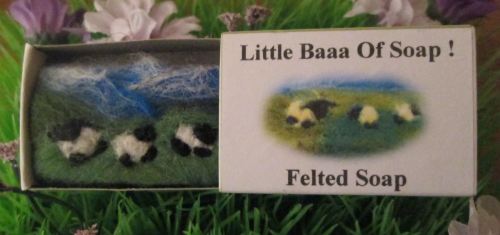 Landscape Felted Sheep Guest Size