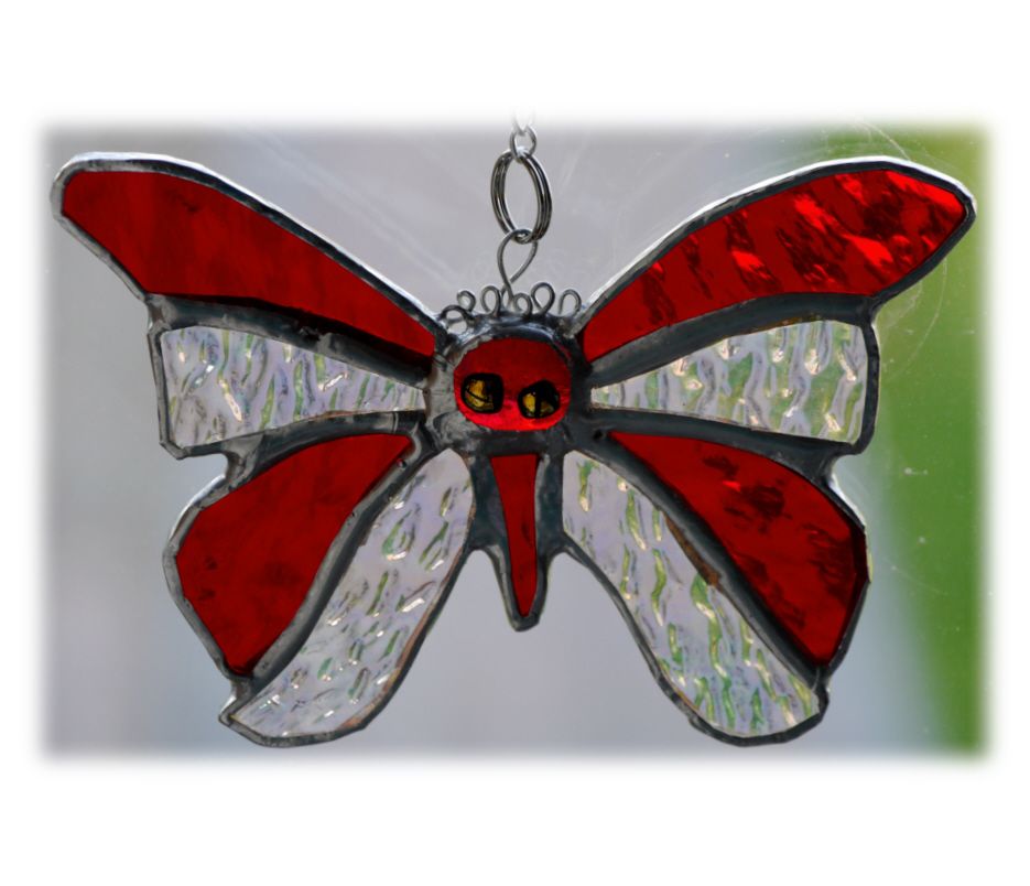 RED Birthstone Butterfly 039 Ruby Jul #705 FREE 13.00