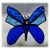 BLUE Butterfly 11cm 048 Blue #1608 FREE 9.00