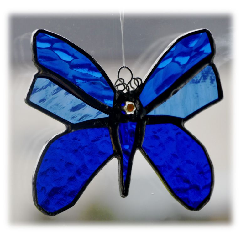 BLUE Butterfly 11cm 048 Blue #1608 FREE 9.00