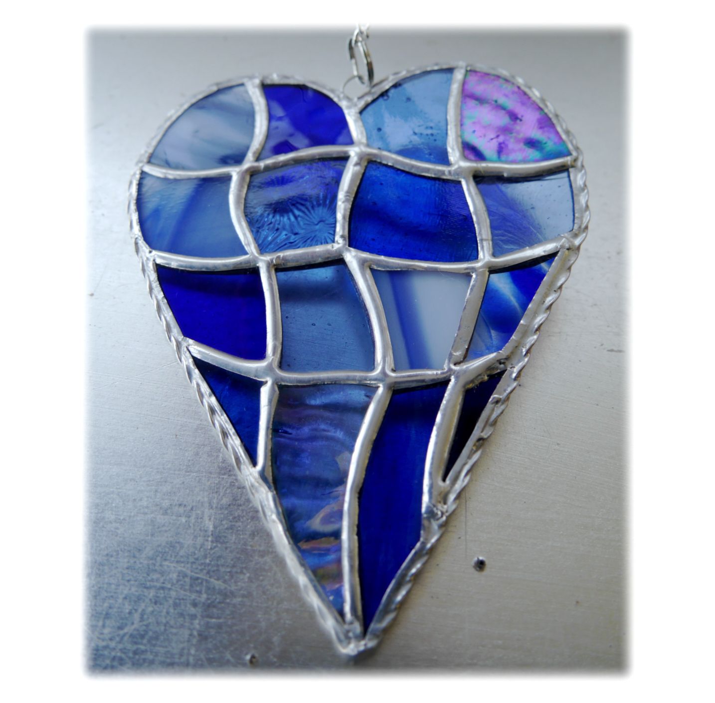 BLUE Patchwork Heart 042 Blue #1905 FREE 16.00