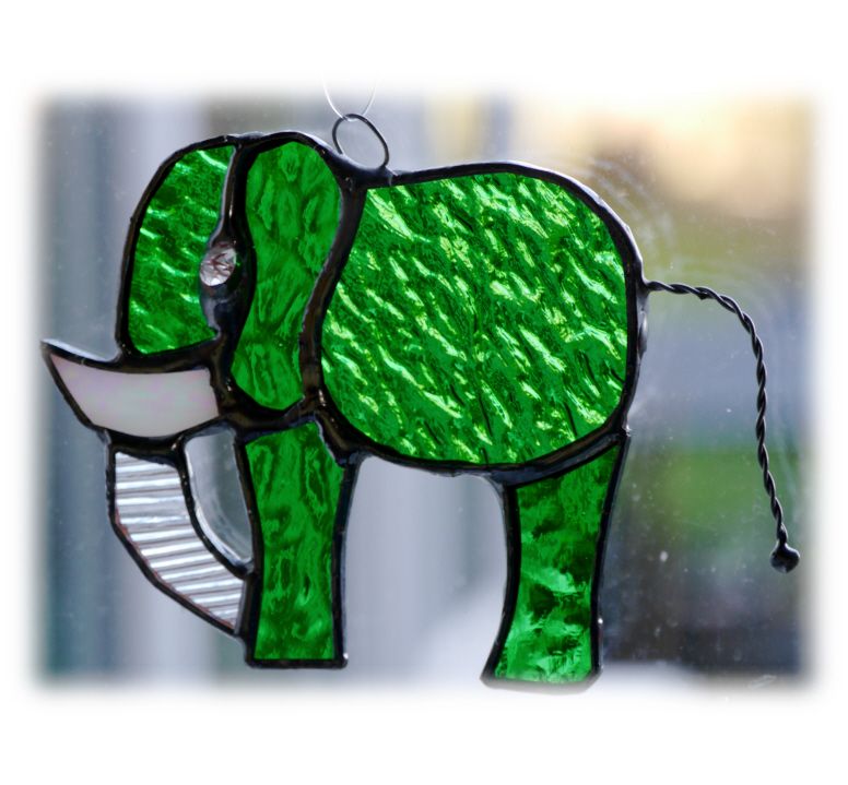 GREEN Elephant mini 088 Green #1801 FREE 9.00